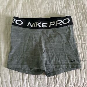 Nike Pro Women's Gray Shorts